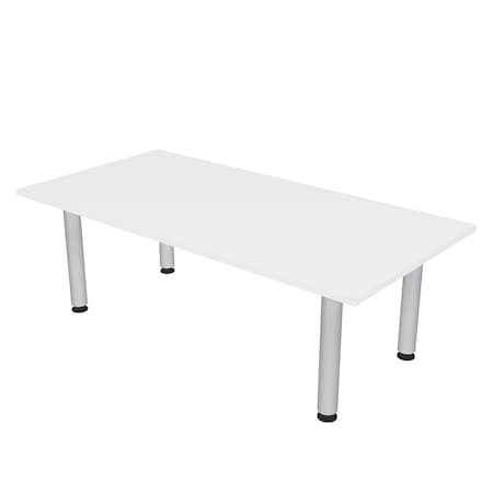Skutchi Designs 35.5 in W, 59.5 in L, 29 in H, Engineered Wood Top, White HAR-REC-36X60-PT-09